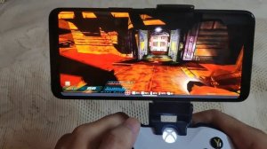 Rog Phone 3 PC Doom 3 Ultra Settings Gameplay Android DIII4a app Snapdragon 865+ with FPS Counter