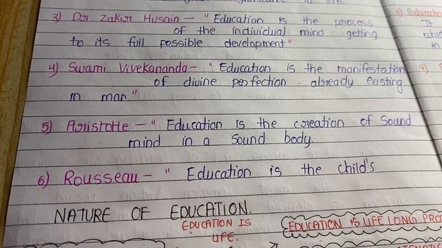 Education - Meaning, Definition, Nature & Characteristics of Education || B.Ed. Notes || смотреть онлайн