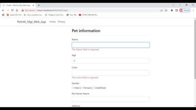 ASP .NET CORE MVC CRUD OPERATION WITH ENTITY FRAMEWORK CORE STEP BY STEP