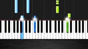 A Great Big World, Christina Aguilera - Say Something - EASY Piano Tutorial by PlutaX - Synthesia