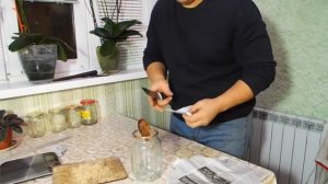 Тест ножа Боровик из стали дамаск от фирмы Русский Булат