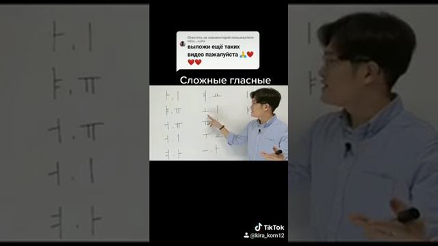 2-урок: Корейский алфавит Хангыль. Гласные звуки.