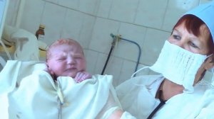 Первые минуты жизни нашей доченьки