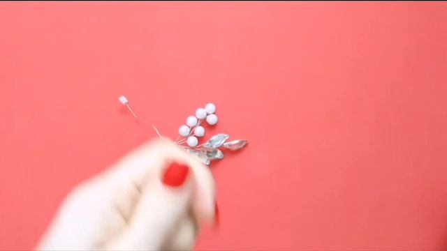 Гребешок для прически невесты своими руками смотреть онлайн