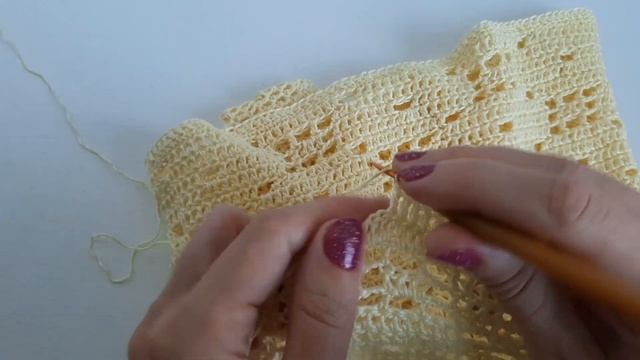 Майка крючком./Филейная техника./МК. смотреть онлайн