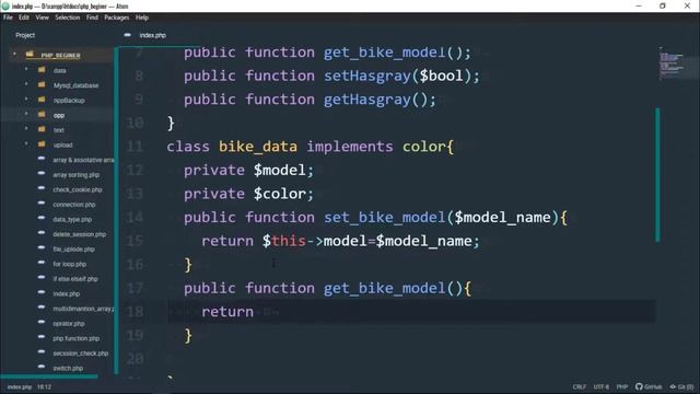 Learn php oop interface | Php Bangla tutorial | Php part 42 | Opp part 10.