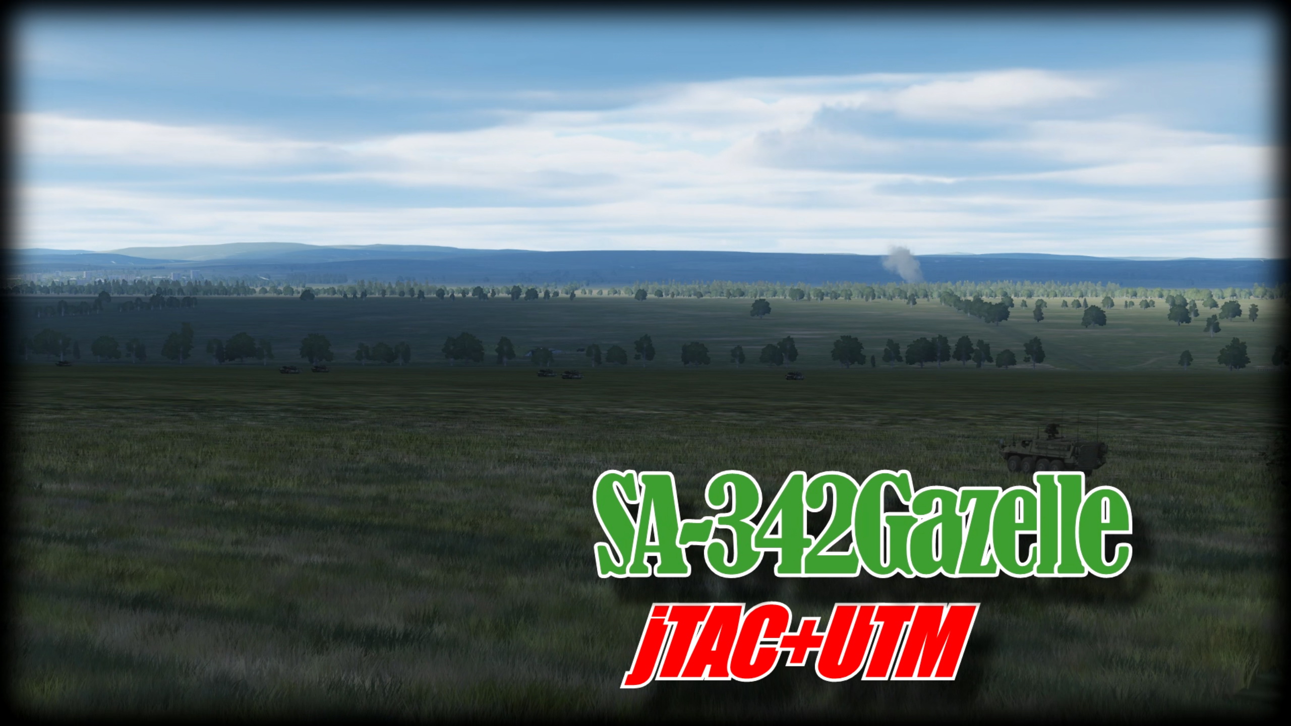 DCS SA342 Работа JTAC по UTM