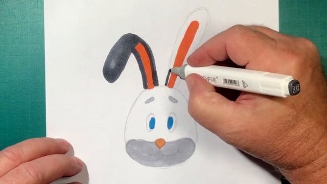 Как нарисовать ЗАЙЧИКА. Учим детей рисовать. How to draw hare