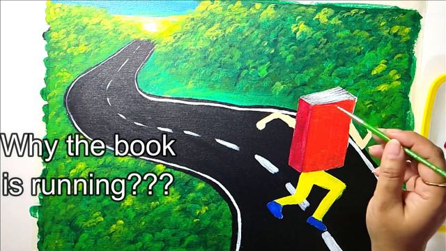 Why the book is running? Watch the video to find out!!| Brainstorming idea By Divine Arts смотреть онлайн