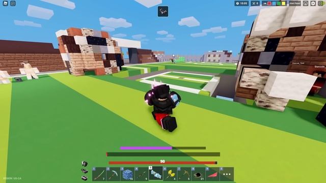 *OP* HUGE LUCKY BLOCK RACE In Roblox Bedwars... смотреть онлайн