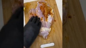 Пастрома из индейки в духовке рецепт  #Shorts