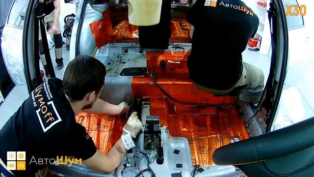 Шумоизоляция Lada Priora за 1 день. Уровень Комфорт. АвтоШум.