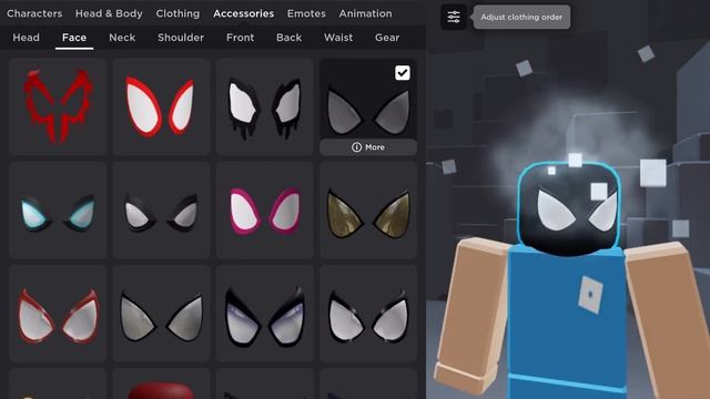 How to make Black Suit Spider-Man (comics) In Roblox! смотреть онлайн
