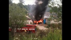 загорелась ауди 80 14.7.2013