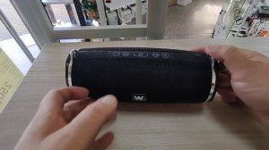 Распаковываем портативную колонку WALKER wsp-160. Пример звучания.