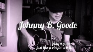 JOHNNY B. Goode, Gibson L-00, Bottleneck, open G, Chuck Berry Cover