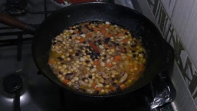 Плов с жареной вермишелью. смотреть онлайн