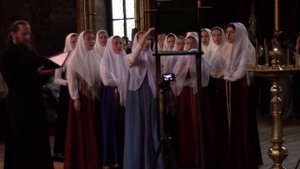 Вознесеся во славе Христе Боже наш. Тропарь Вознесению Господню, глас 4.   Рогожский женский хор.