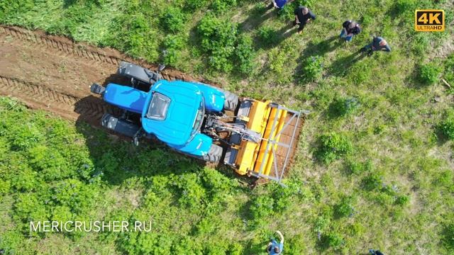 Удаление пней ротоватором