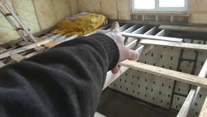 *ДММ* Работы с перекрытием. швеллер. установка 1
