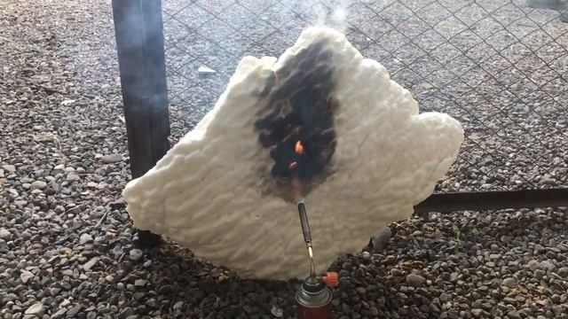 Горючесть термопены. Тест в Кыргызстане смотреть онлайн