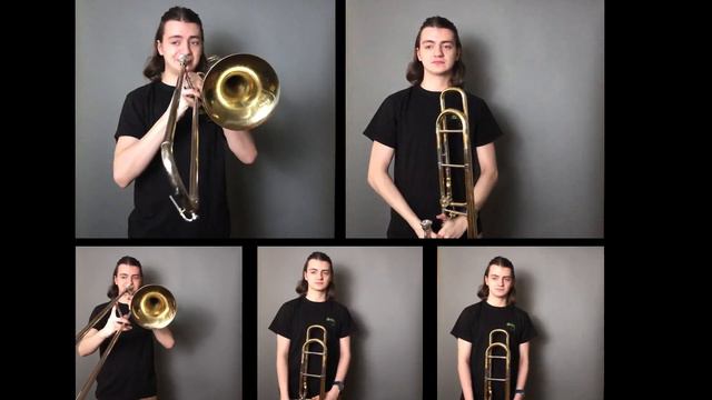 The Force Theme Trombone quintet arrangment смотреть онлайн