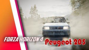 Forza Horizon 4. Peugeot 205 Rallye. Driving movie