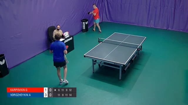 Настольный теннис. А5. Турнир 02 октября 2021г. 7:30 смотреть онлайн