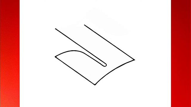 How to draw a Suzuki Logo step by step смотреть онлайн