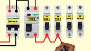 MCB connection in house wiring