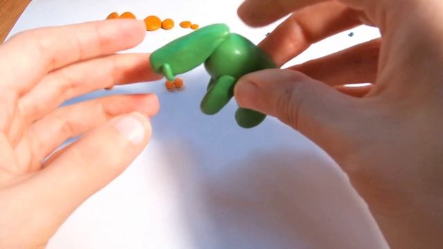 Лепка из легкого пластилина Hey Clay/Видео лепка залипаки Динозавр  Стегозавр