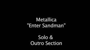 Как играть на гитаре Enter Sandman - Metallica ч.4 Окончание