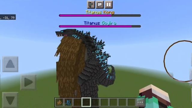 Годзилла vs Конга в Майнкрафт пе мод. смотреть онлайн