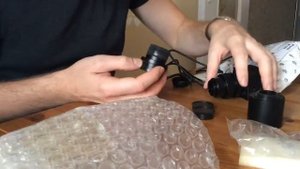 Покупки на ebay 0.5X C-MOUNT Lens Adapter For Microscope Video Camera - адаптер для камеры