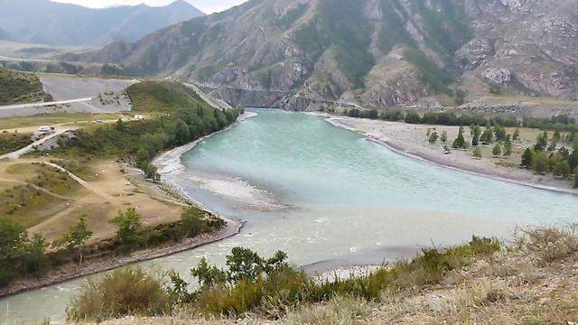 Слияние Чуи и Катуни. Алтай