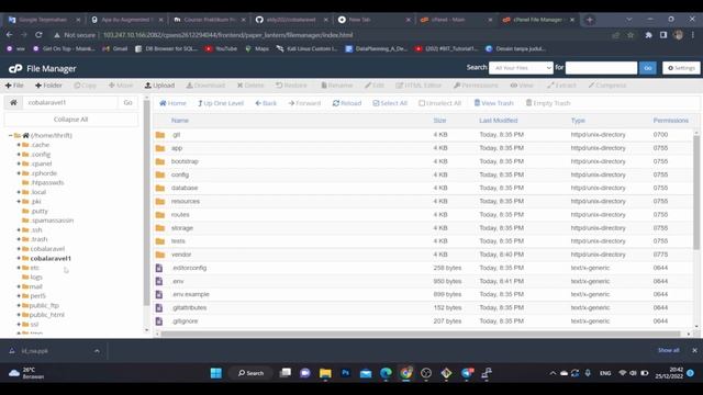 UPLOAD ke CPANEL dan INSTALL LARAVEL DENGAN CLONE PROJECT GIT DI CPANEL_kelompok Thrift_A смотреть онлайн