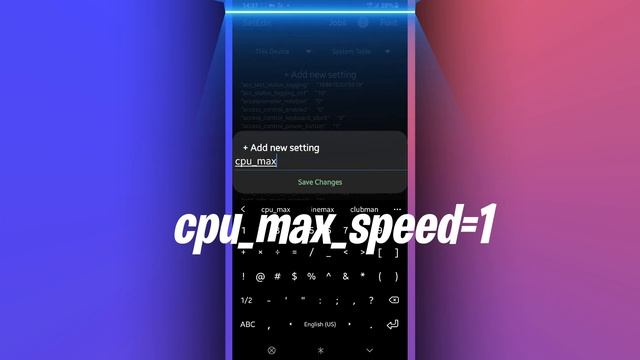 New SetEdit Gaming Codes  Boost Gaming Performance Without Root