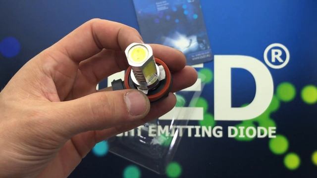 Автолампа светодиодная H8 - 6W смотреть онлайн