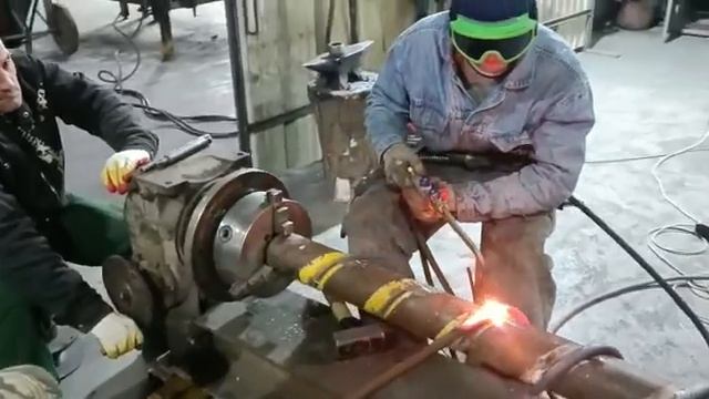 Ремонт шнеков на заводе «ЮГСЕЛЬМАШ»