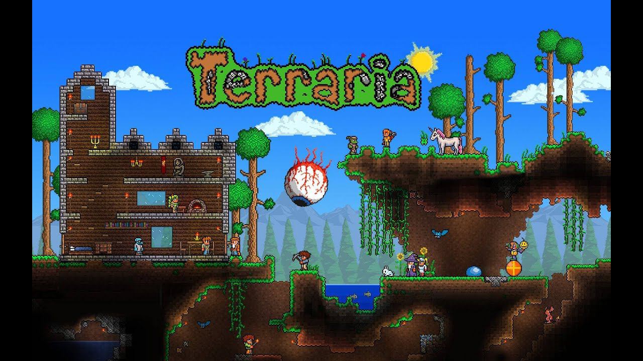 Копал копал в итоге утонул/Terraria