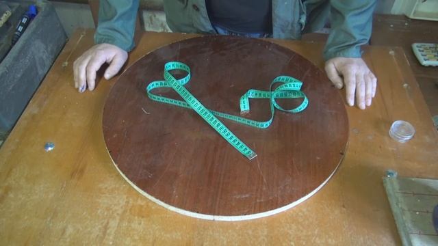 Как сделать разметку для трех ножек на круглой поверхности смотреть онлайн