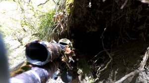 Прикрываем фланг.We cover the flank.Airsoft sniper.Страйкбол в Сочи.Снайпер.