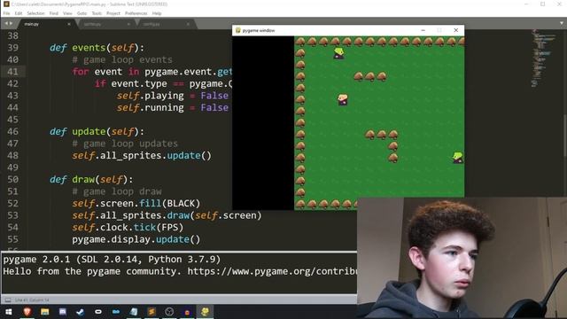 Pygame Camera - Pygame RPG Tutorial #8 смотреть онлайн