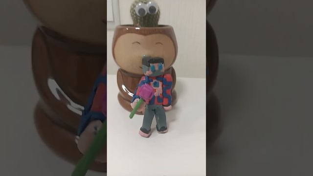 слепил фиксая из minecraft#shorts #minecraft#фиксай#топ #фиксаймайнкрафт смотреть онлайн