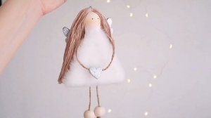АНГЕЛ НА ЁЛКУ СВОИМИ РУКАМИ / DIY 2023 / ИНТЕРЬЕРНАЯ ИГРУШКА ?