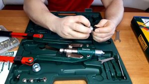 Распаковка. Ручной резьбовой заклёпочник от Kraftool