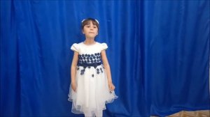 Стихотворение С.Есенина "Черемуха душистая", Медведева Диана, 6 лет