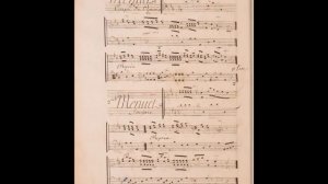 Two Minuets with Horns and Organ by Claude Balbastre 1748