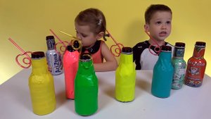 Челлендж Айс Ти угадай вкус фруктового холодного чая Kid's Ice Tea Challenge Mis