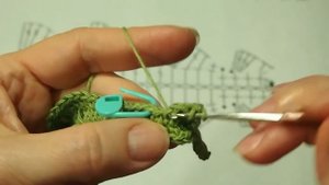Как связать листик крючком Вязание по схеме дубового листочка Урок 87 leaf crochet